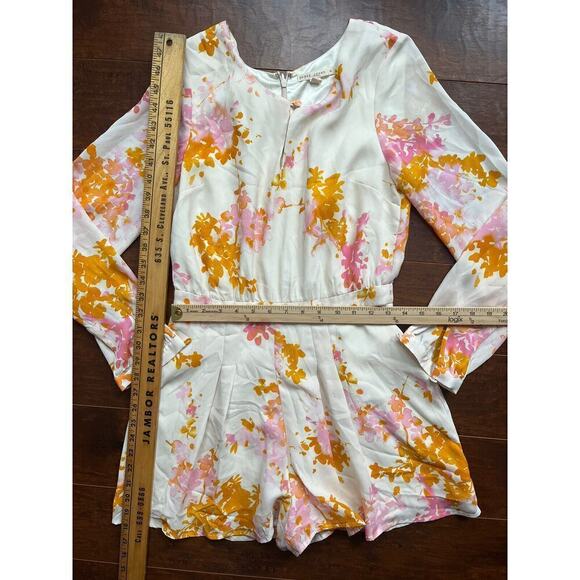 Paper Crown Fully Lined Muri Romper Floral Print Size XS - Picture 5 of 8